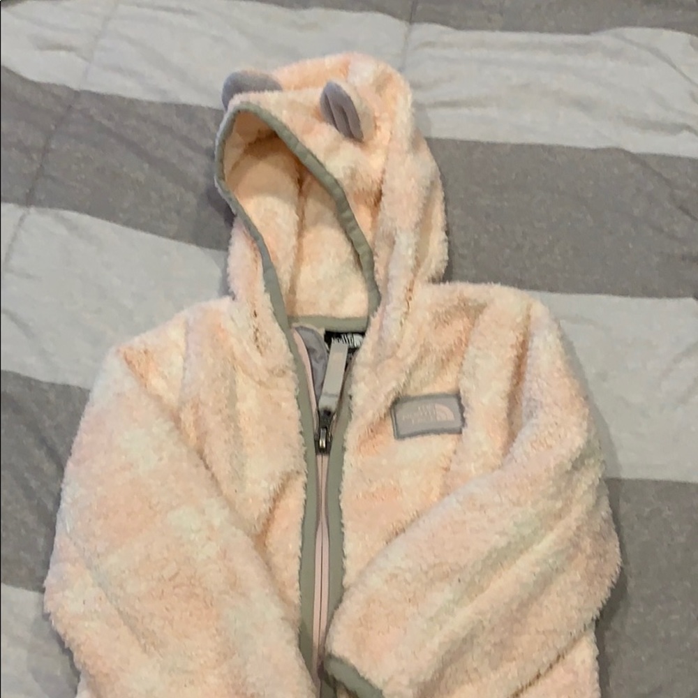 The North Face girls 12-18months zip up fleece